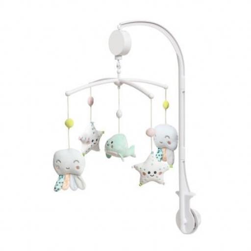 Carrusel musical pulpo peluche 