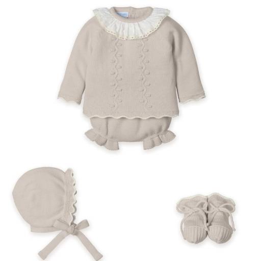 Conjunto lana 4 piezas Mac Ilusion avellana  [0]