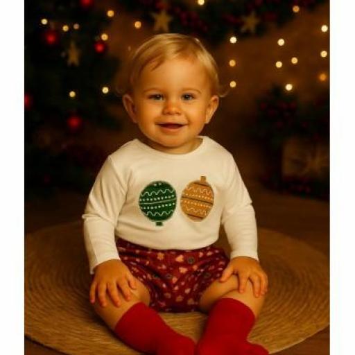  Conjunto bebé Niño navidad 