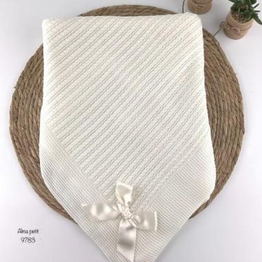 Toquilla de Lana Cadeneta Crudo