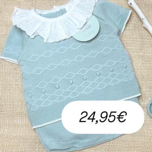 Conjunto hilo 2 piezas verde  [0]