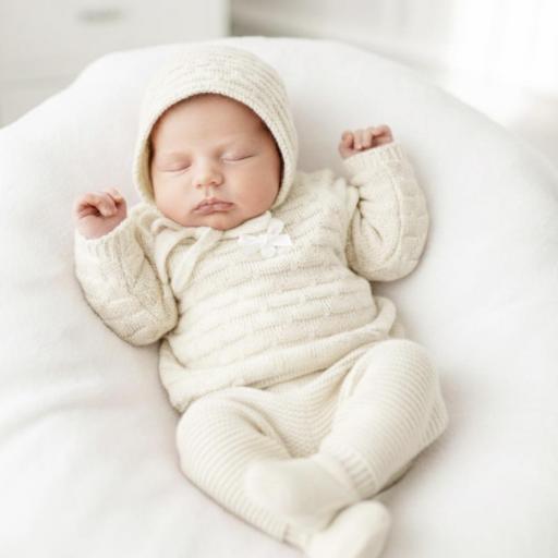 Conjunto 3 piezas Lana crudo  [0]