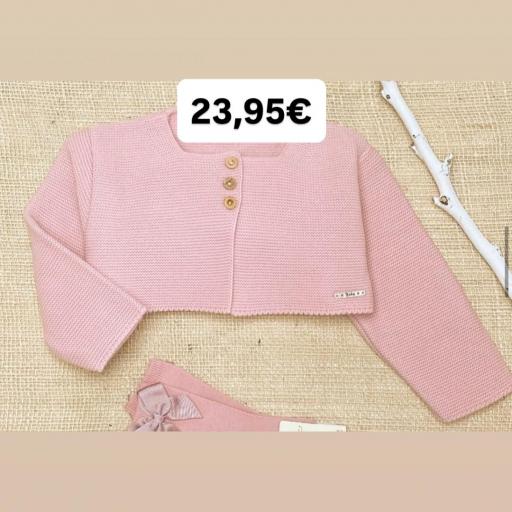 Chaqueta lana rosa maquillaje 