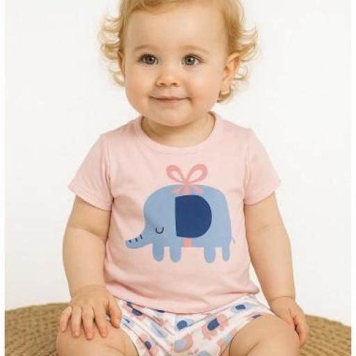 Pijama 2 piezas bebé niña 