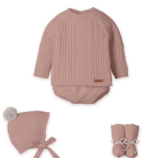 Conjunto lana 4 piezas Dakota