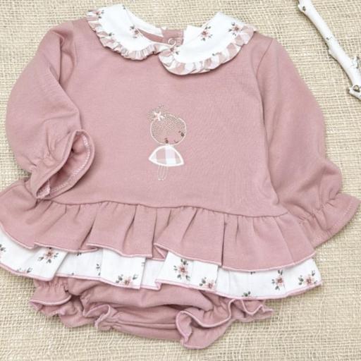 Conjunto 2 piezas bebé niña 