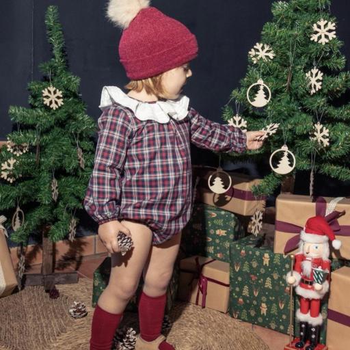 Pelele Villela Cuadros Escoceses – Colección Navidad Calamaro [1]