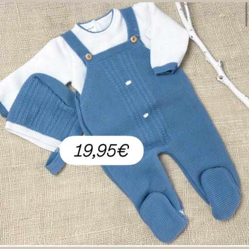 Conjunto 3 piezas lana 