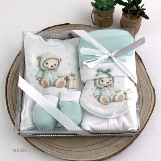 Kit de Nacimiento – 5 piezas 100% algodón