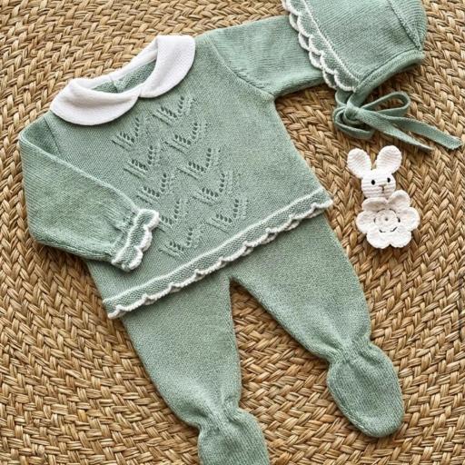 Conjunto hilo 3 piezas Verde 