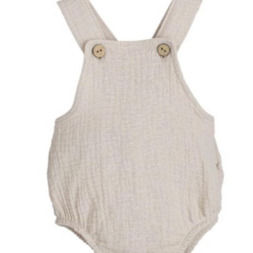 Peto muselina arena Calamaro bebé 