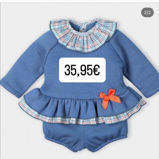 Conjunto bebé niña afelpado  [0]