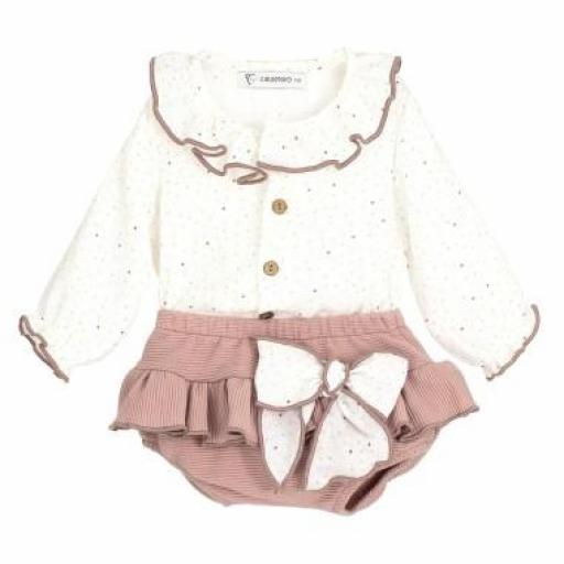 Conjunto 2 piezas bebé niña 