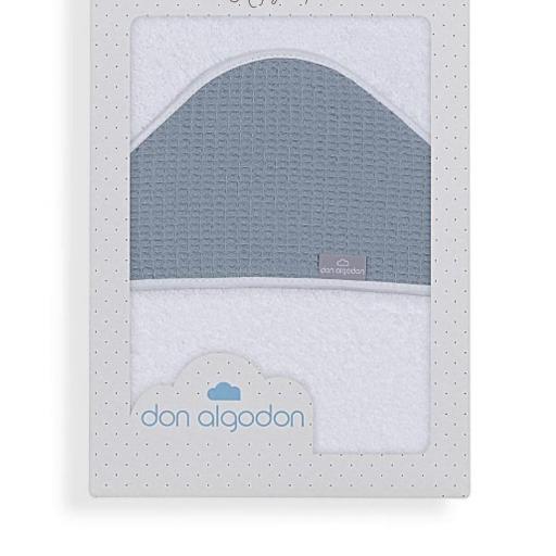Capa de bańo Don Algodón 1 metro azul petro  [0]