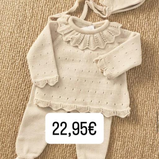 Conjunto hilo 3 piezas Lino 