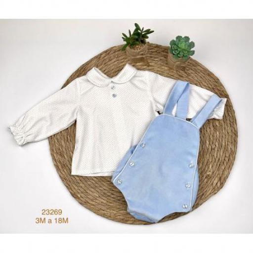 Conjunto 2 piezas peto y camisa  [1]