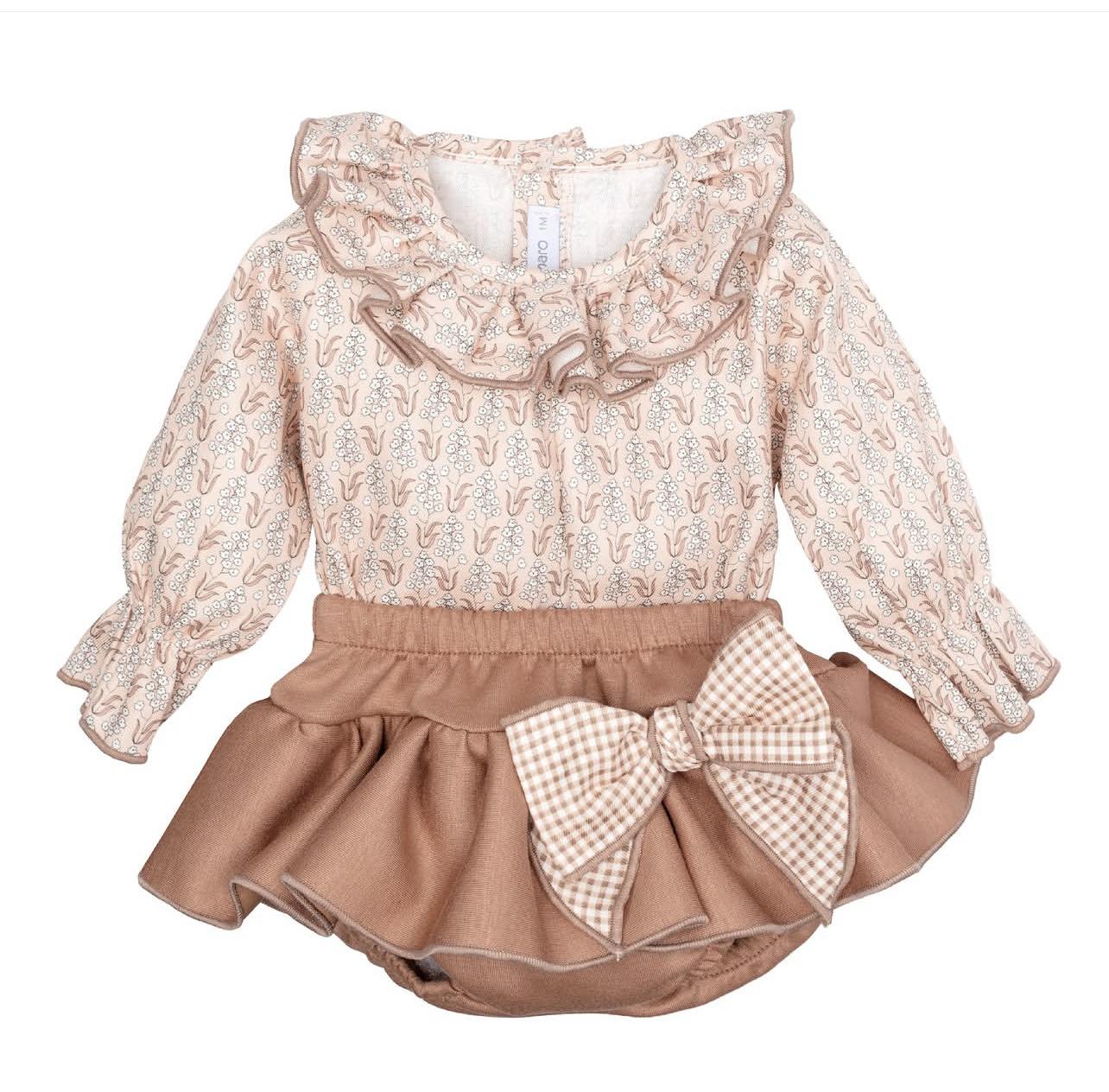 Conjunto 2 piezas bebé niña Meis Calamaro