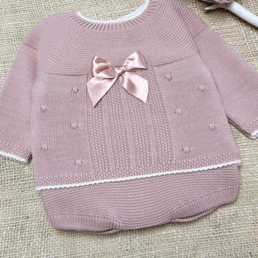 Conjunto Lana Rosa Maquillaje – Jersey y Braguita
