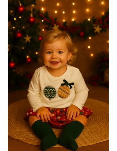 Conjunto bebé niña Navidad