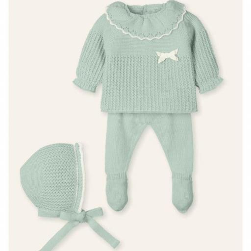 Conjunto de lana 3 piezas Mac Ilusión-Verde [1]