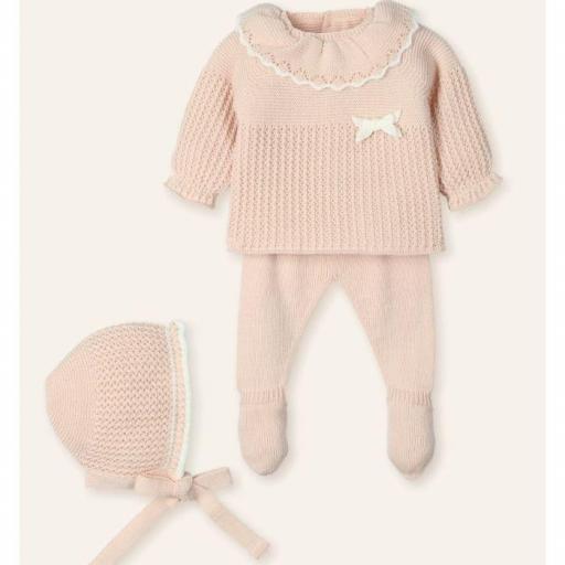 Conjunto 3 piezas Mac Ilusión – Rosa empolvado