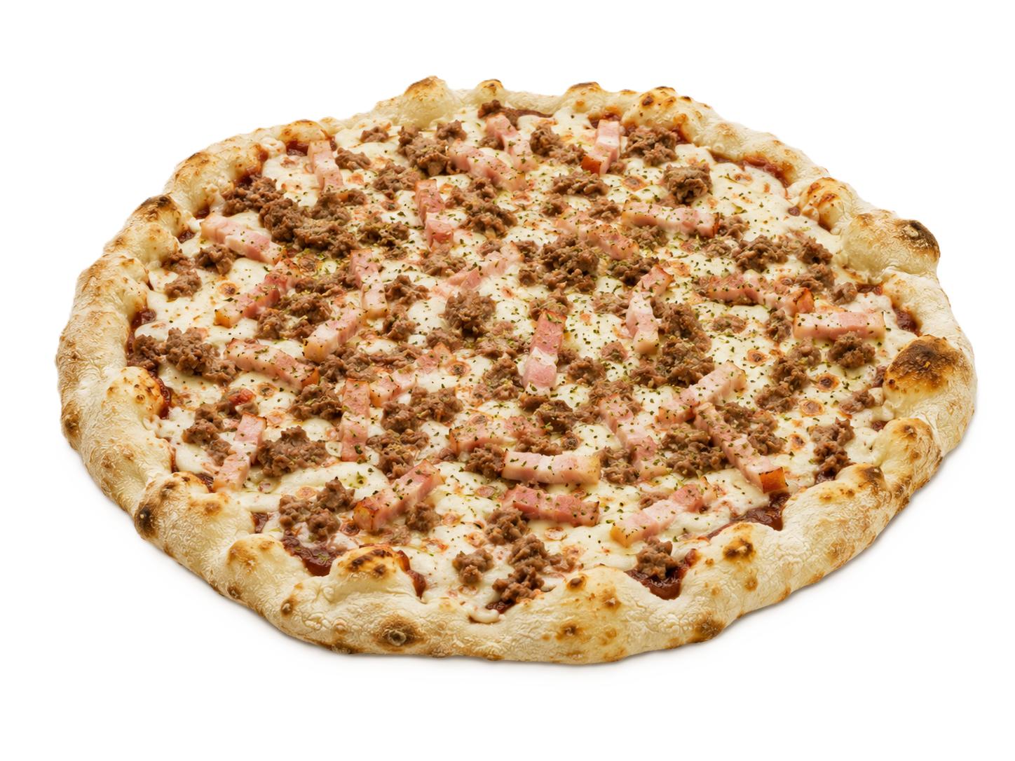 Pizza Artesana Atún y Bacon