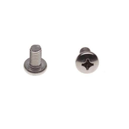 Duotone tornillos planos para asa M6 x 11,2 - Par