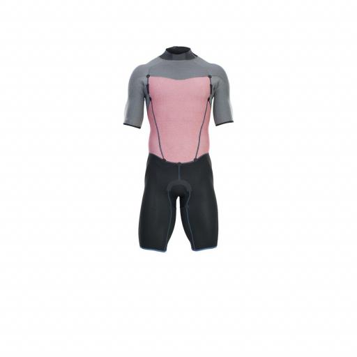 ION Element 2/2 Shorty Short Sleeve Back Zip Hombre