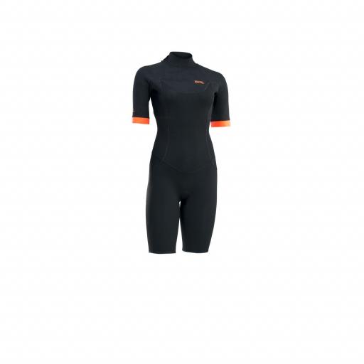 ION Element 2/2 Shorty Short Sleeve Back Zip Mujer SS24
