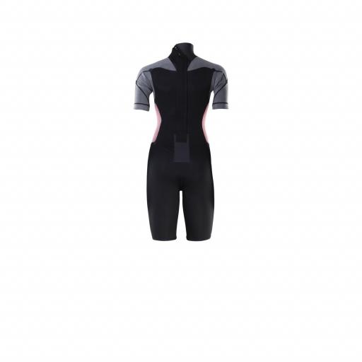 ION Element 2/2 Shorty Short Sleeve Back Zip Mujer SS26 [3]