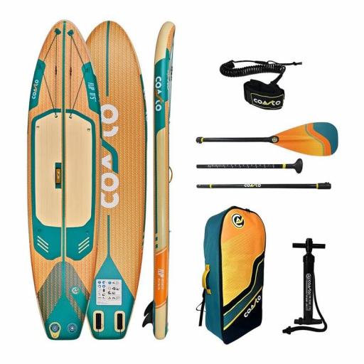 COASTO FLIP 11'5 TABLA PADDLE SURF HINCHABLE TOURING ESTABLE Y RÁPIDA [0]