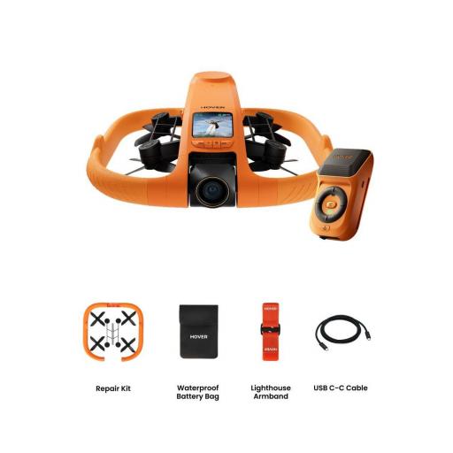 HOVERAIR AQUA DRON 4K Resistente al agua con seguimiento inteligente para deportes acuáticos. [1]