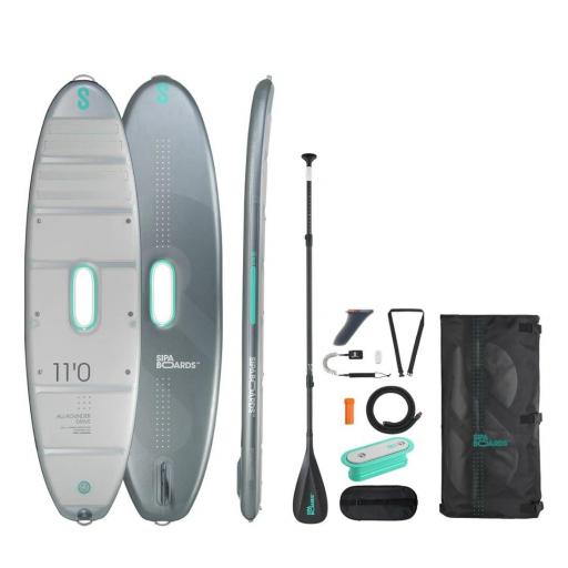 SipaBoards Allrounder Silver Electric - pack de paddle surf eléctrico [0]