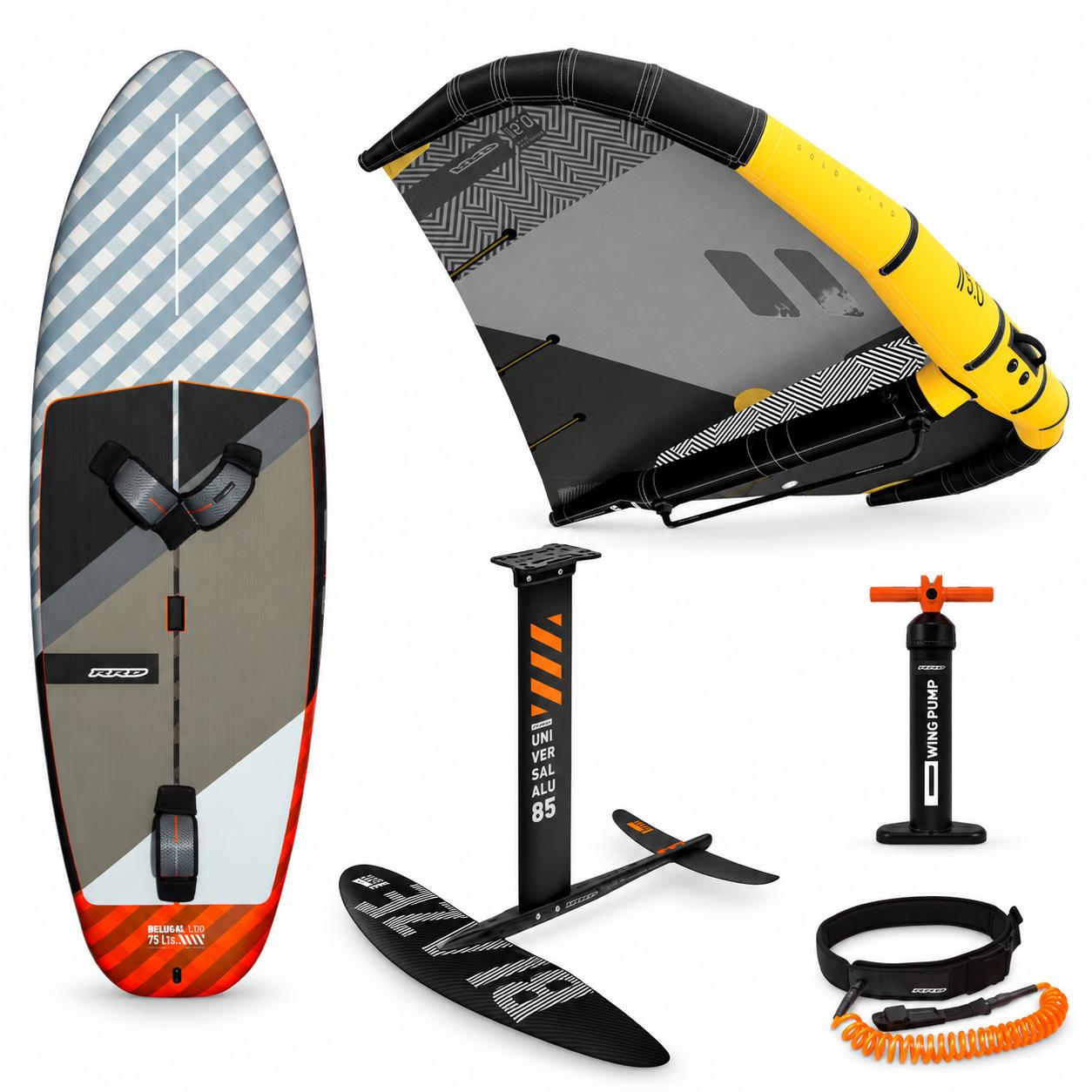 Pack wingfoil RRD Beluga LTD / ML Y30 + Evolution Gold V2 + Blaze LTE