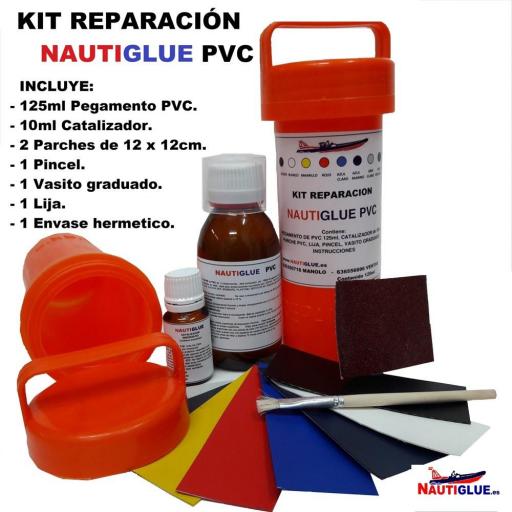 Nautiglue PVC Kit completo de reparación 125 ml [0]