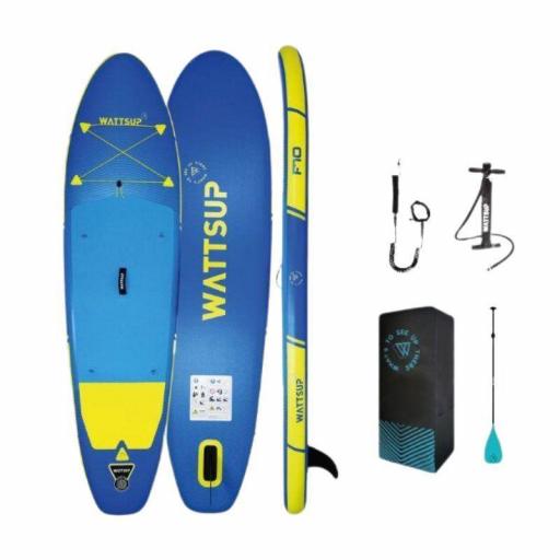 WATTSUP F10 TABLA PADDLE SURF HINCHABLE ALLROUND ESTABLE Y FÁCIL DE USAR [0]