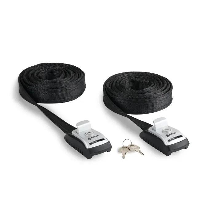 Surflogic Lockable Tie-Down Straps – Cinchas antirrobo 3 y 4 m
