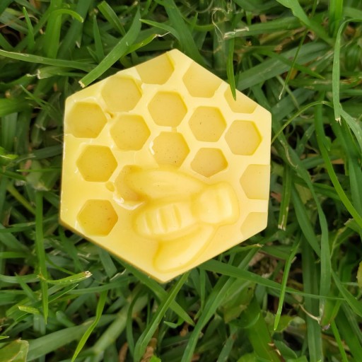 hexagono de cera de abeja natural 2 oz