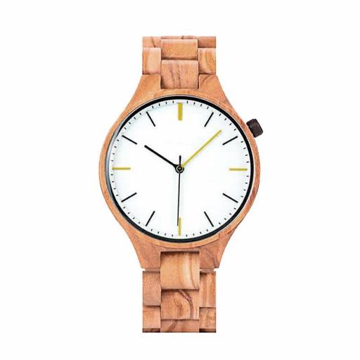 Reloj de madera Zebrano Gentleman - Hombre