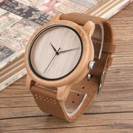 Reloj de madera Bamboo Minimalist - Unisex [1]
