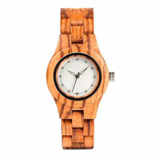 Reloj de madera Country Vanity - Mujer