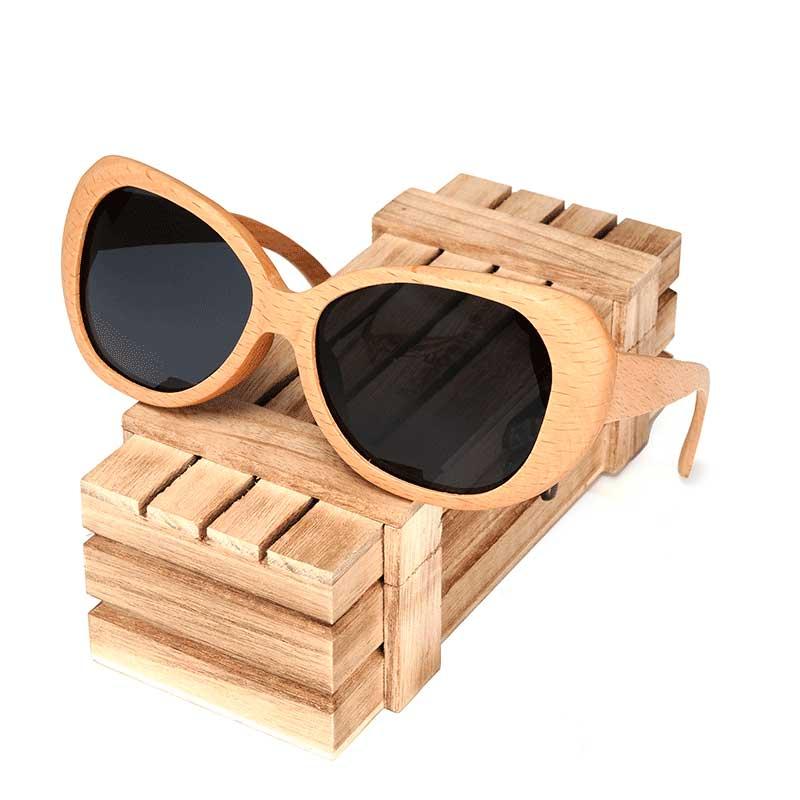 Gafas de madera Bamboo Cateye - Mujer
