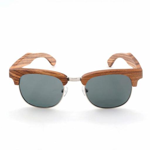 Gafas de madera Vintage sunGlass - Frontal [1]