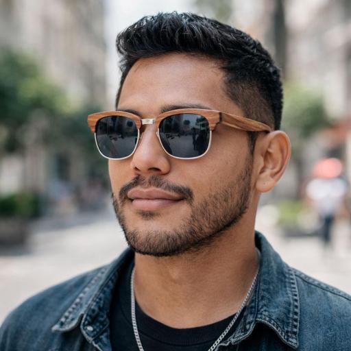 Gafas de madera Vintage sunGlass