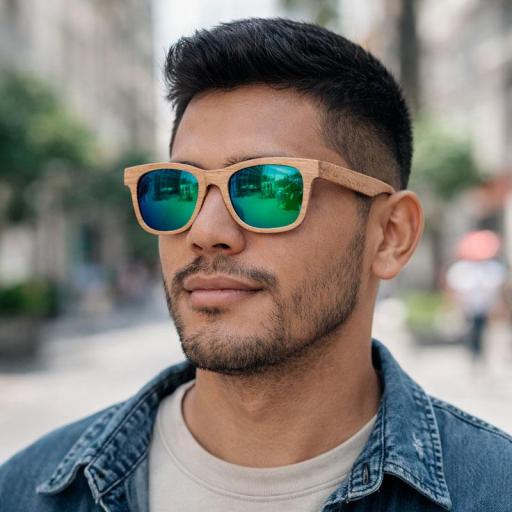 Montura de madera blue cavalier hombre