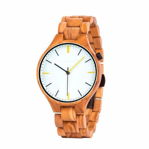 Reloj de madera Zebrano Gentleman - Hombre [1]