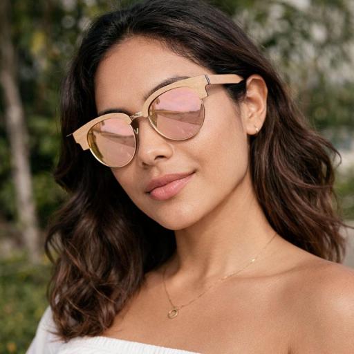 Gafas de madera Bamboo Pink