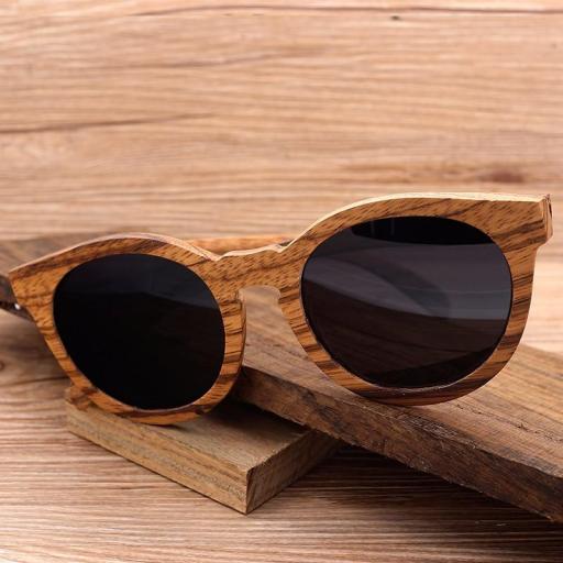 Gafas de madera Cateye mujer -  Lentes [3]