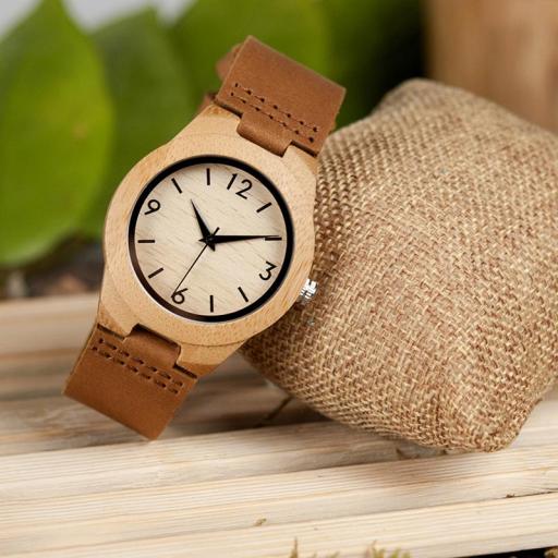 Reloj de madera Bamboo Vintage - Unisex [2]