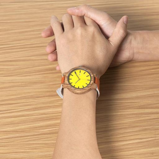Reloj de madera Zebra Pop - Unisex [2]